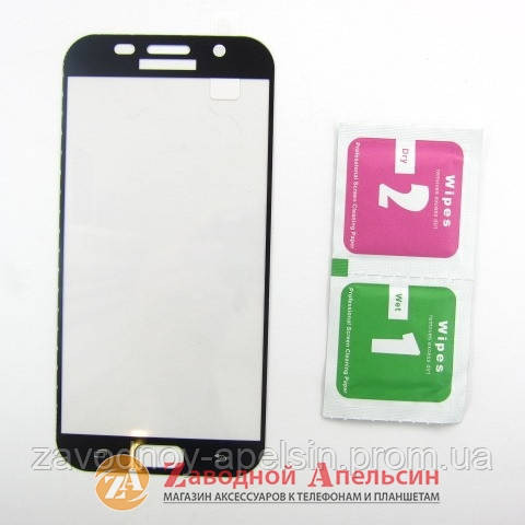 Защитное стекло Samsung A7 2017 A720 полное full GLASS Одесса - изображение 1