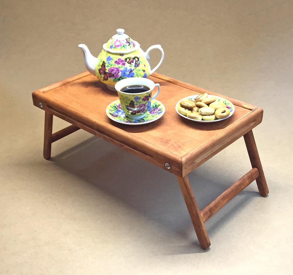 Столик-піднос для сніданку "Даллас" шафран Миколаїв - фото 1