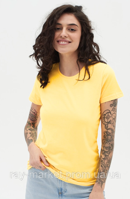 Футболка базова Stedman Classic-T Unisex жіноча приталена лимонна (ST2600-YEL) XXL Київ - фото 1