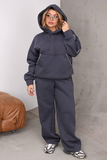 Жіночий теплий костюм з капюшоном Одеса - фото 9