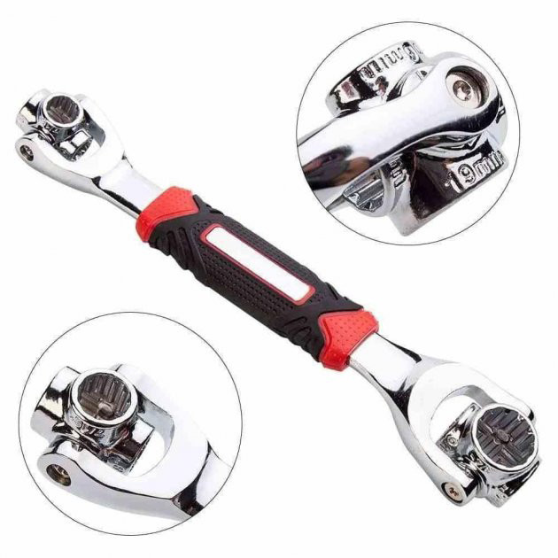 Универсальный ключ 48 в 1 Universal Tiger Wrench PRO original Сверхпрочный, набор универсальных ключей CK-68 Львов - изображение 4