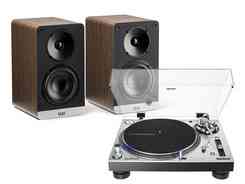 Програвач Audio-Technica AT-LP140XP (srebrny) + Connex (orzech) – SALONY FIRMOWE W 15 MIASTACH 30 LAT NA RYNKU DOSTAWA 0 zł ODBIÓR Київ