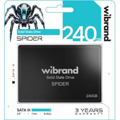 Накопичувач SSD 2.5&quot; 240GB Spider Wibrand (WI2.5SSD/SP240GBST) Вінниця - фото 2