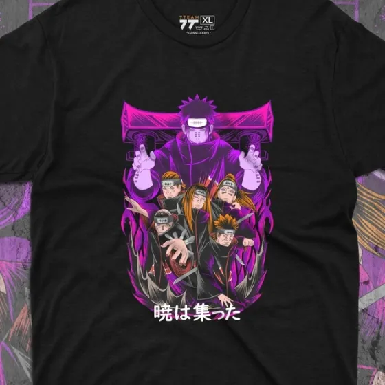 Футболка для подростка мальчика с принтом Наруто Акацукі Размер 160 Anime10320 Днепр