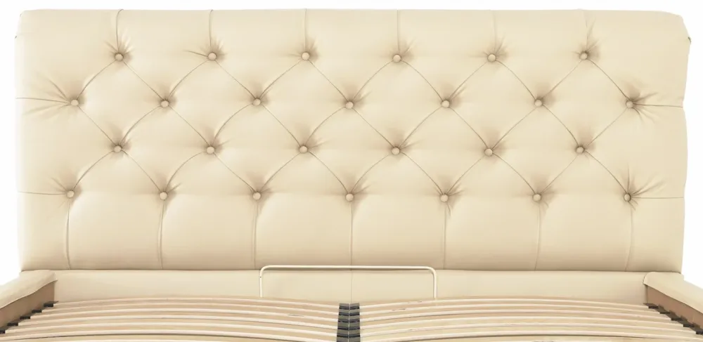 Кровать Двуспальная London Comfort 180 х 190 см Fly 2207 С подъемным механизмом и нишей для белья Бежевый Киев - изображение 7