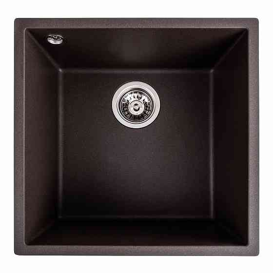 VALESO Гранітна мийка для кухні VALESO RUBA 4040 матова Темна скеля Киев