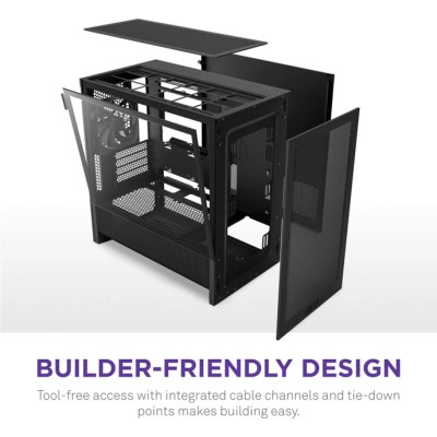 Корпус NZXT H3 Flow All Black (CC-H31FB-01) Вінниця - фото 8