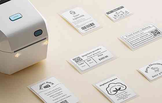 Термопринтер для друку наклейок NIIMBOT K3 Lvory White (1AE0F271605) Киев