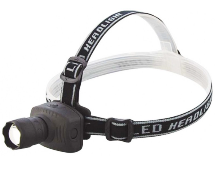 Ліхтарик налобний BAILONG BL-6611 на батарейках 3 ААА, 3 режими роботи, діод LUMEN - 10967 Одеса - фото 2