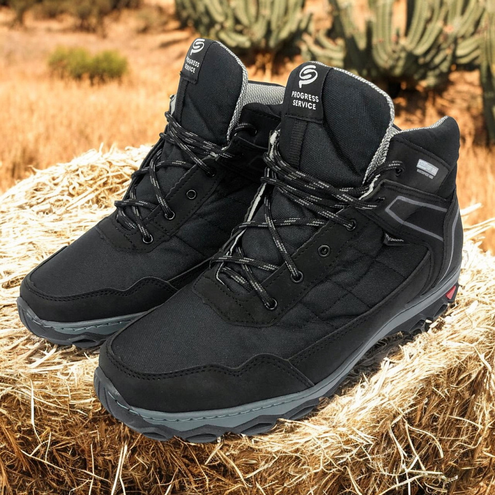 Черевики кросівки хутро, Повсякденні осінні чоловічі кросівки чоловічі утеплені хутром MA-22 Львів - фото 9