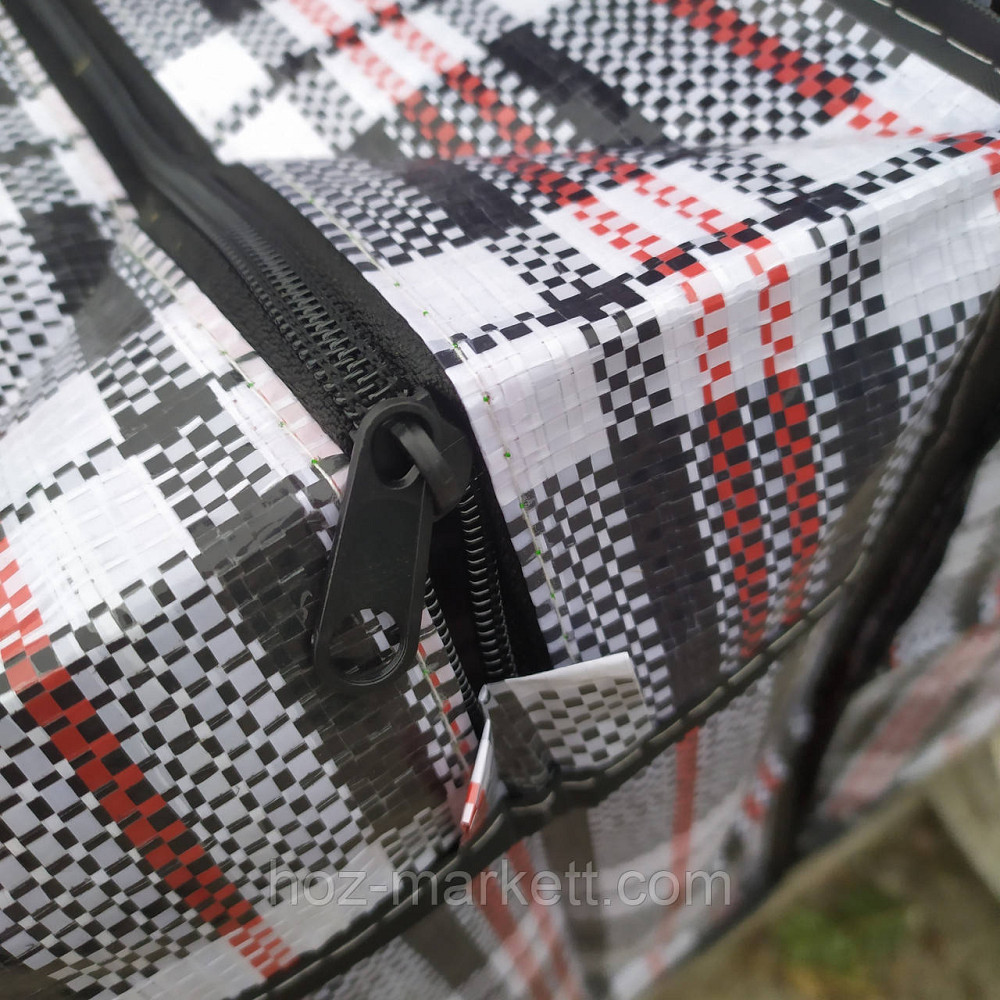 Сумка хозяйственная с молнией 40 х 35 х 20 см 6 шт упаковка К1 Харьков - изображение 4