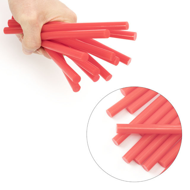 Комплект клейових стрижнів червоних, 11,2×200 мм, 12 шт. INTERTOOL RT-1042 Київ - фото 4