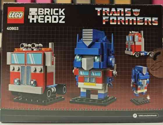 Конструктор LEGO BrickHeadz 40803 Optimus Prime і транспортний засіб Київ