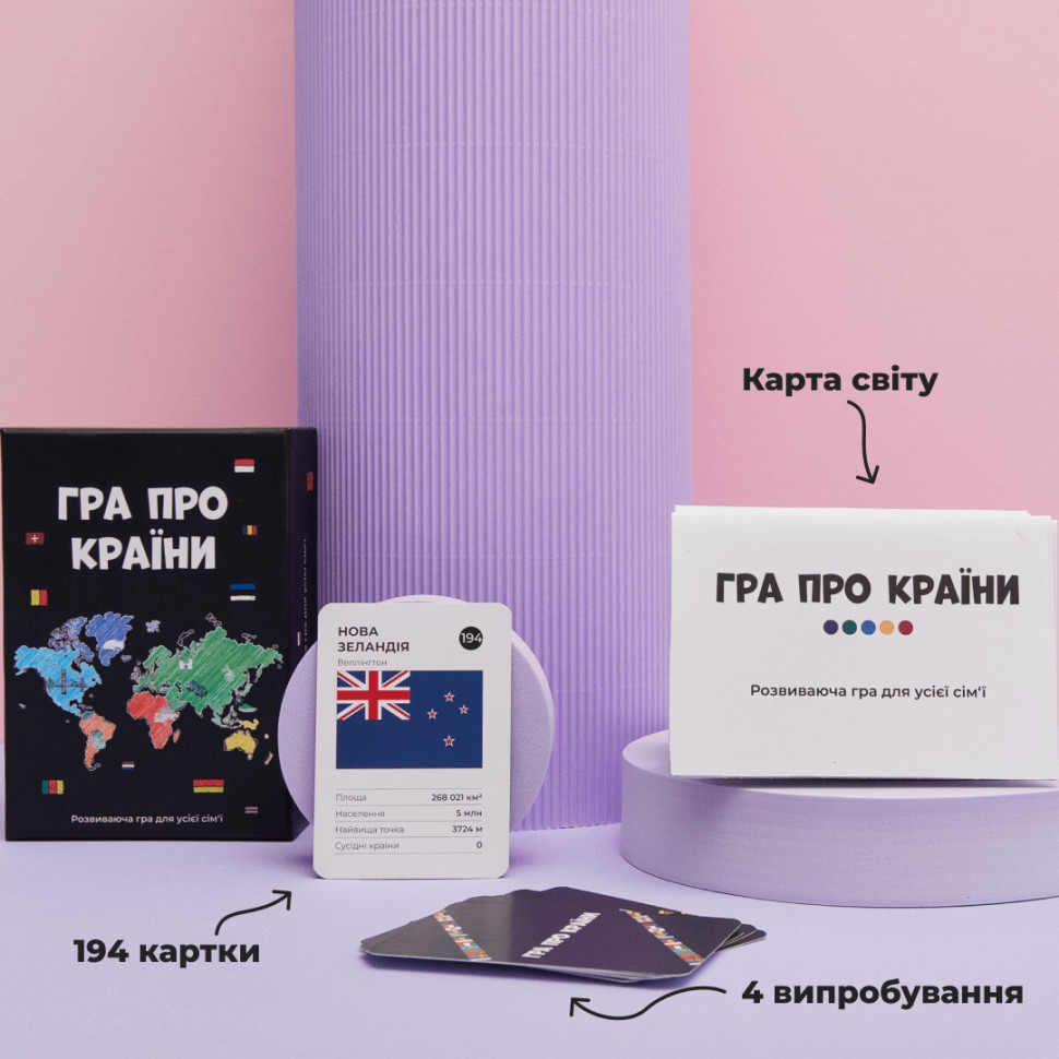 Игра настольная О странах MemoGames 0003MG 194 страны мира Винница - изображение 6
