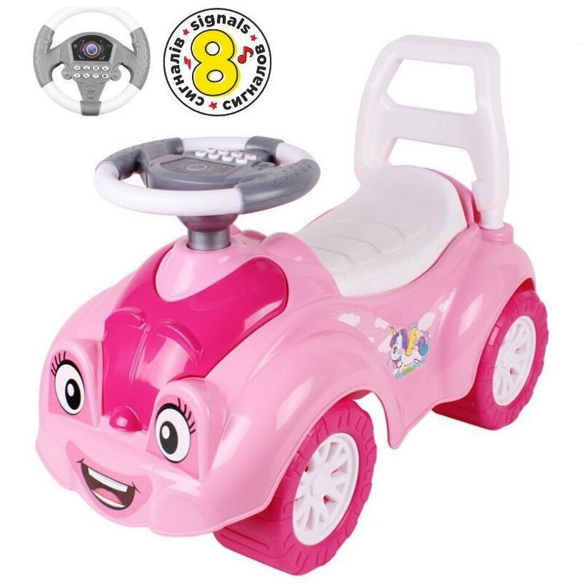 Толокар музичний «Принцеса» ТехноК 6658 дитяча машинка каталка для дітей Київ - фото 1