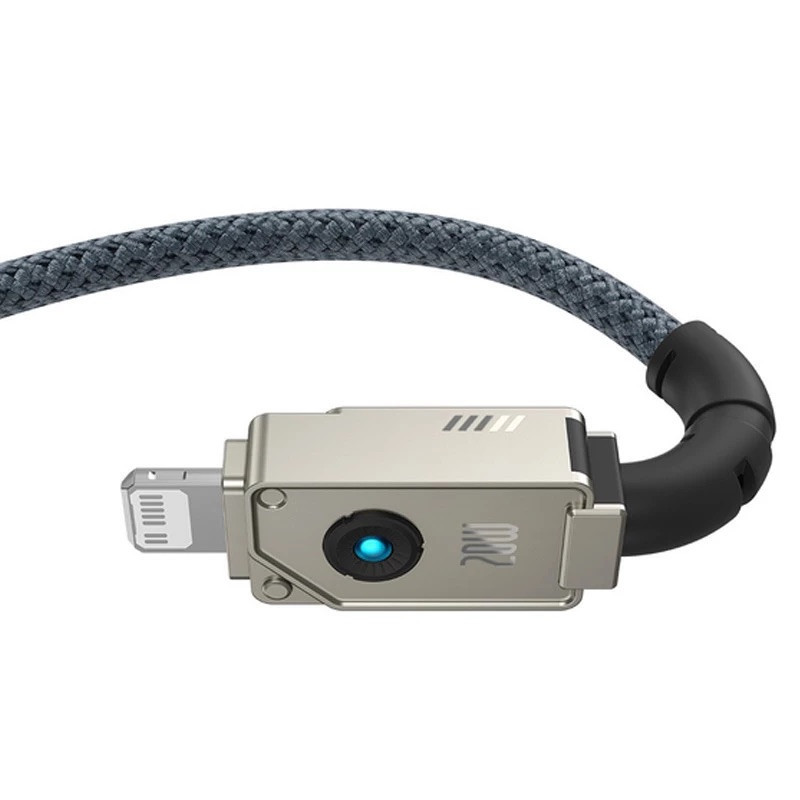 Кабель Baseus Unbreakable Series Fast Charging Data Cable Type-C to iP 20W 2m Stellar White Київ - фото 3