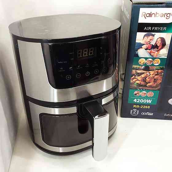 Аерогриль без жиру Rainberg, Мультипіч для смаження без олії, Аерофрітюрниця електрична для дому ZA-51 Івано-Франківськ