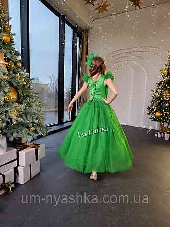 Зелене пишне плаття 134-152 Кривий Ріг