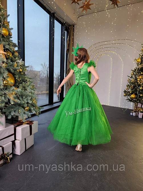 Зелене пишне плаття 134-152 Кривий Ріг - фото 4