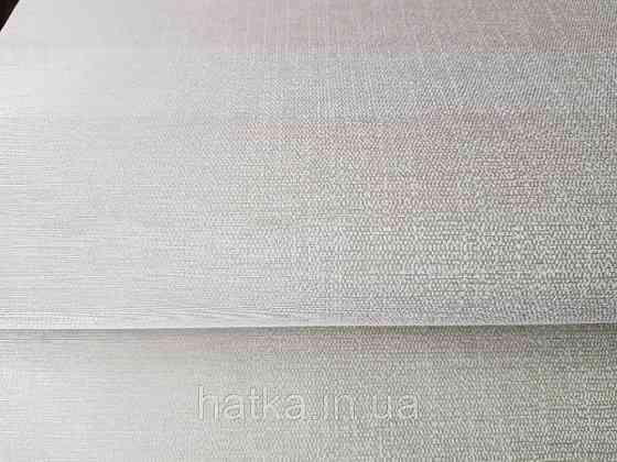 Текстильні шпалери на флізеліновій основі Da capo RaschTextil 085616 смуги широкі світло-зелені болотні Київ