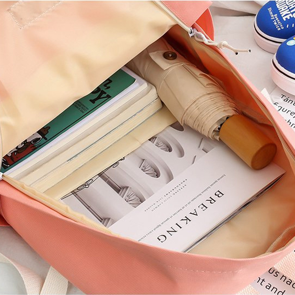 Рюкзак с сумками 5в1, Розовый / Городской рюкзак / Рюкзак подростковый / Детский рюкзак / Портфель Киев - изображение 6