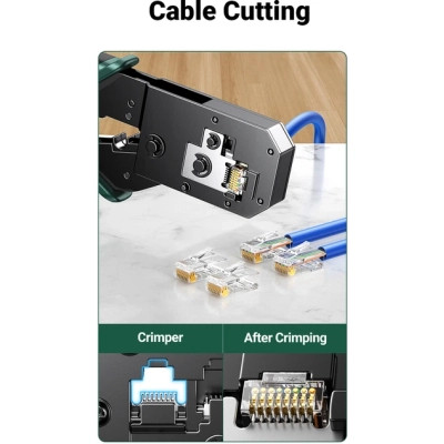 Инструмент Ugreen Обжимные клещи NW136 Multifunctional Clamp Green (70683) Винница - изображение 10