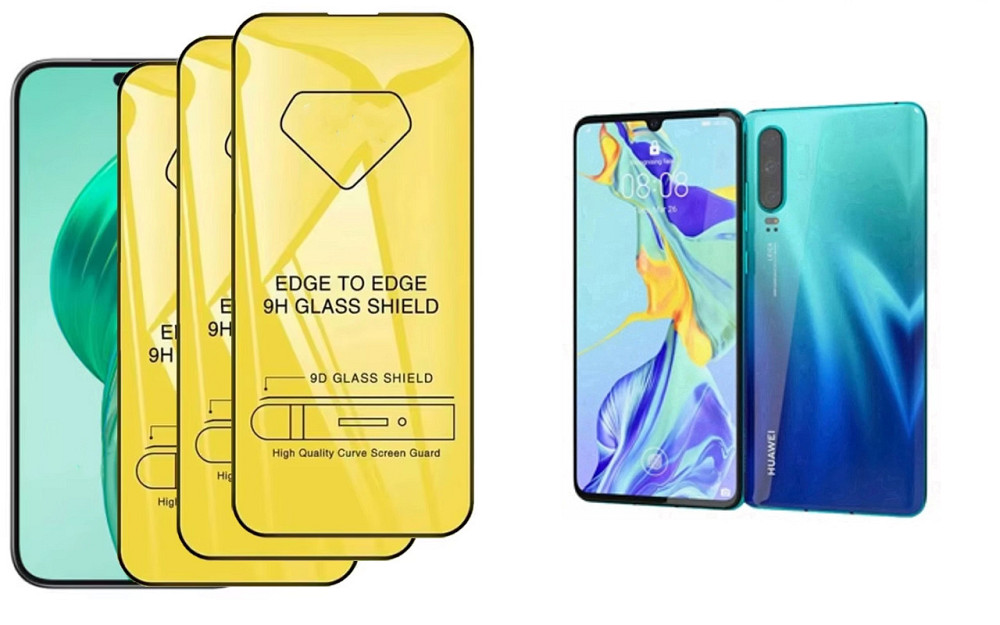 Захисне скло DefenzoGlass для Huawei P30 – подвійна міцність Київ - фото 1
