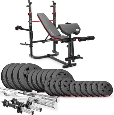 Тренажер Hop-Спорт Zestaw Premium 105kg Z Ławką Hs 1065 Киев