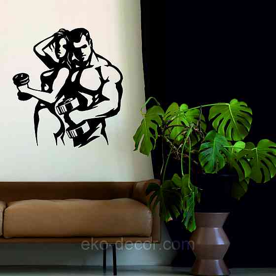 Декоративне настінне Панно «Бодібілдінг», Декор на стіну Київ