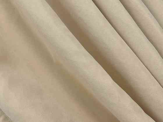 Комплект коротких штор VR-Textil Микровелюр Petek № 1826ш Бежевый 140х170 см 2 шт (35-0435) Киев
