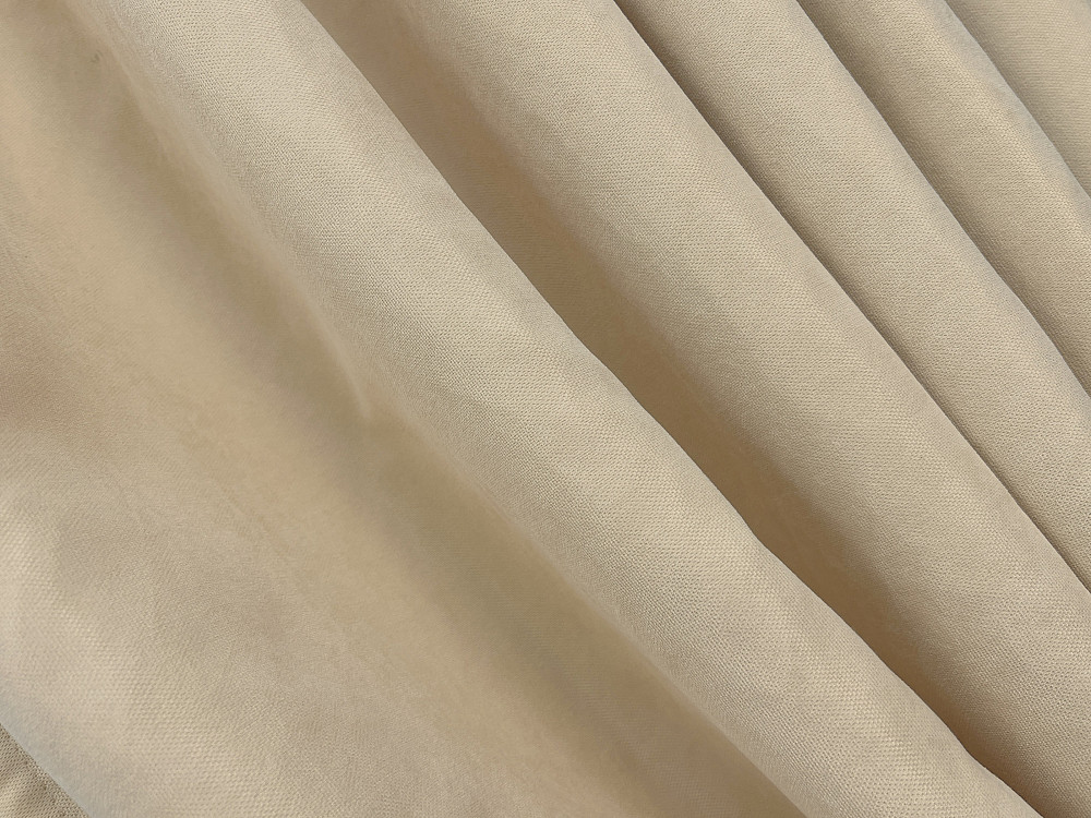 Комплект коротких штор VR-Textil Микровелюр Petek № 1826ш Бежевый 140х170 см 2 шт (35-0435) Киев - изображение 5