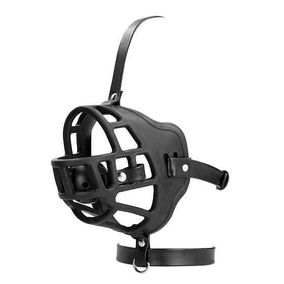 Маска-намордник с кляпом - Ouch! Xtreme Muzzle with Removable Ball Gag Sex Aura Киев
