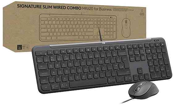 Комплект (клавіатура, миша) Logitech Signature Slim Combo MK620 Graphite (920-013349) ( 15423 ) Харьков