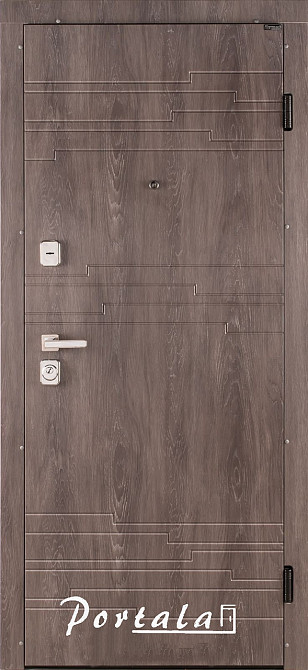 Двері квартирні, серія Концепт, модель Естепона 3, гнутий профіль, коробка 90 мм., полотно 70мм. Київ - фото 1