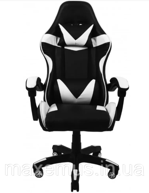 Кресло геймерское раскладное B 8 1 0 геймерский стул компьютерный с 2 подушками белый Мостиска - изображение 14