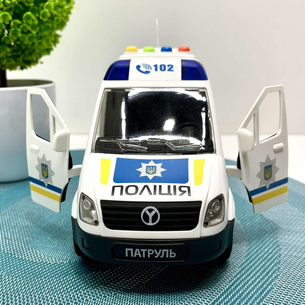 Машина Поліцейська АвтоЕксперт відкриваються двері звук пісні інерція Біла (69609) Чернигов - изображение 4
