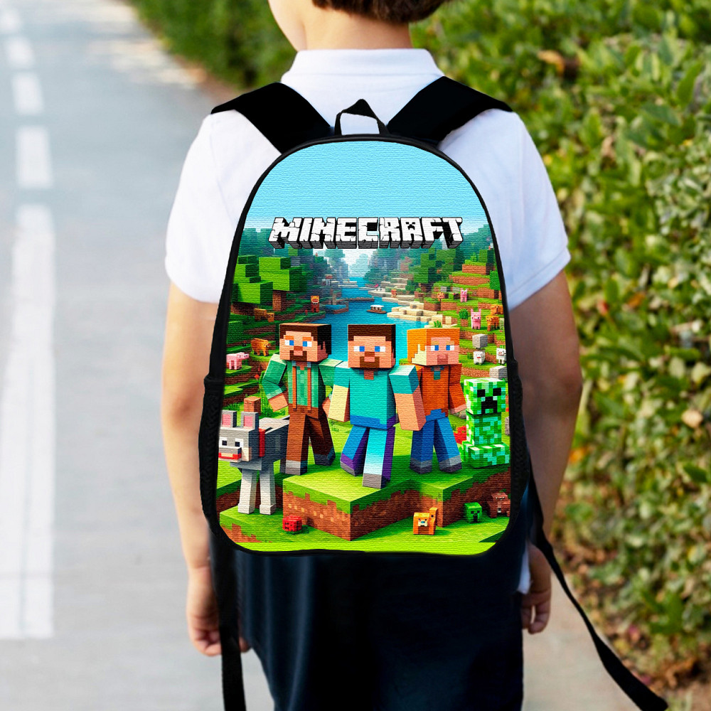 Рюкзак дитячий майнкрафт герої "Minecraft" 34х27см, міський ранець для хлопчика (00529) Київ - фото 1