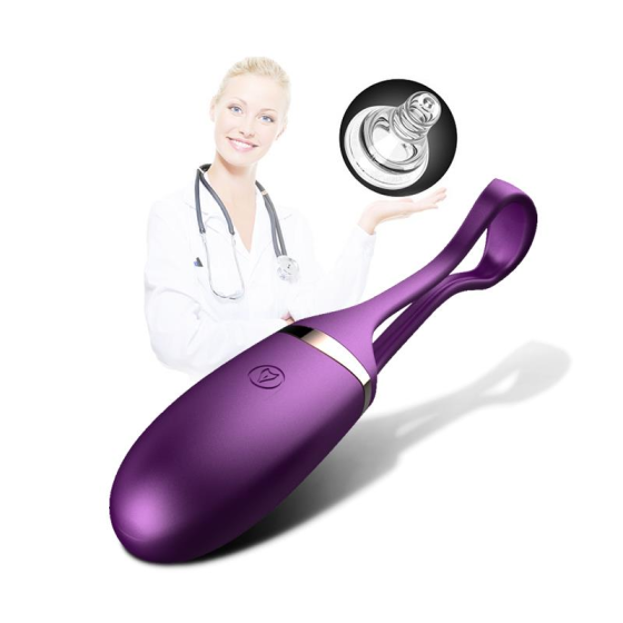 Віброяйце з пультом дистанційного керування - Vibrating Silicone Love EGG USB, BS6300002 Sex Aura Київ