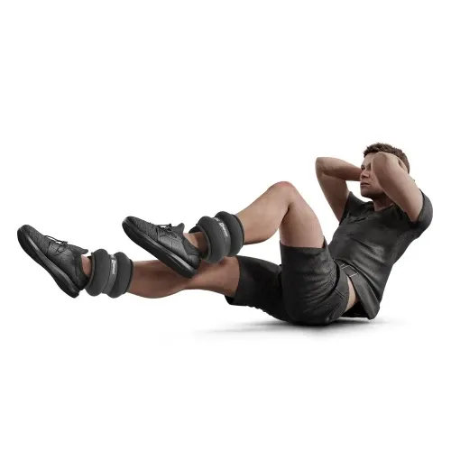 Набор утяжелителей для ног и рук 2х2,5 кг Hop-Sport S005 черный Киев - изображение 2