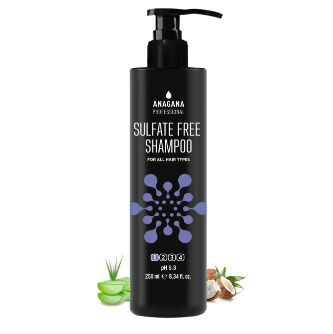 Шампунь Безсульфатний SULFATE FREE ANAGANA 250 мл Київ - фото 2