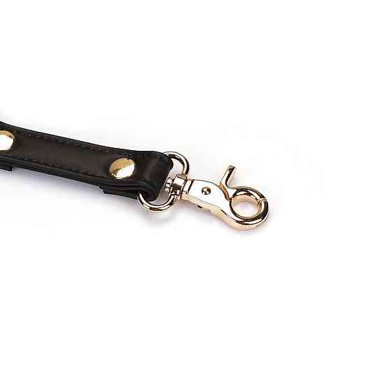 Хрестовина Liebe Seele Black Organosilicon Hogtie, екошкіра Sex Aura Київ