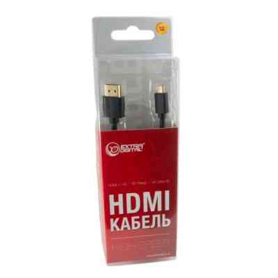 Кабель мультимедийный HDMI M to HDMI mini M 0.5m Extradigital (KBD1678) Винница