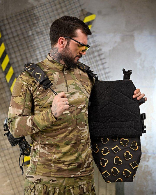 Плитоноска 4 быстрых сброса с напашником NETFLIX FIX ПП4638 Одесса - изображение 7