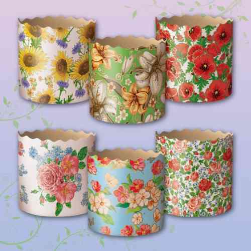 Форми для Пасок 250 гр d90 h85 Квіти 50 шт/пач. Харків