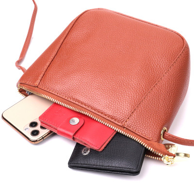 Сумка Vintage Жіноча через плече з натуральної шкіри Коричнева (22300) Вінниця - фото 2