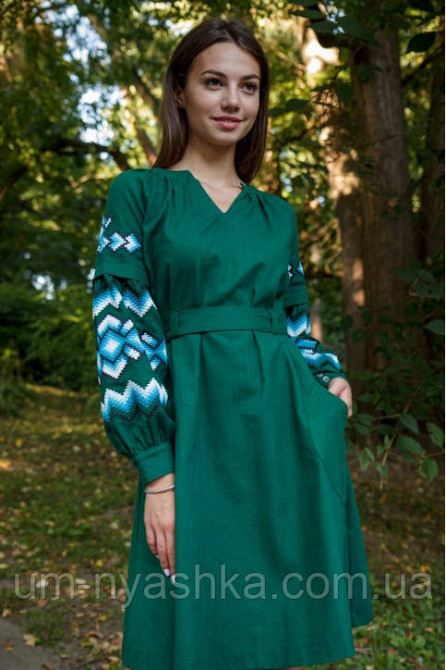 Жіноча вишита сукня на льоні Христина р. L Кривий Ріг - фото 10