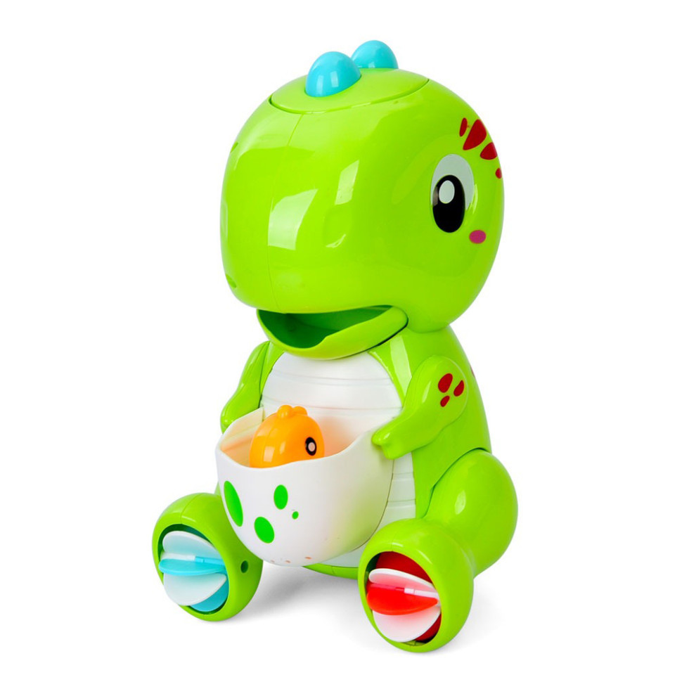 Дитяча іграшка для купання "Динозаврик" 9928-9929(Green) 21 см, водоспад, присоски Вінниця - фото 1