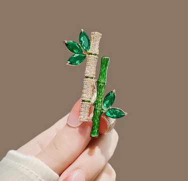 Брошка на одяг тренд Бамбук Київ - фото 1