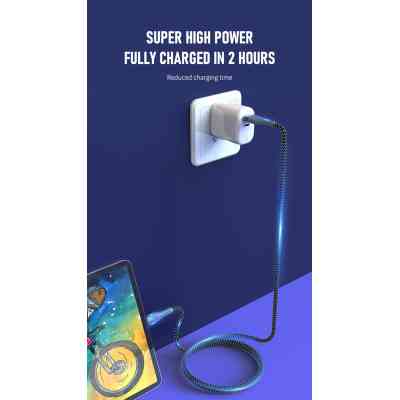 Дата кабель USB-C to Lightning 1.5m PD-B70i 27W 5А black Proda (PD-B70i-GR) Вінниця