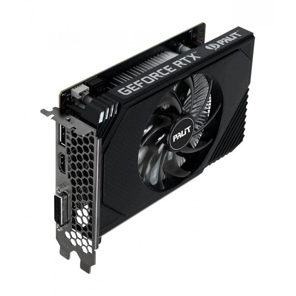 Відеокарта GF RTX 3050 6 GB GDDR6 StormX Palit (NE63050018JE-1072F) Black Харьков - изображение 5